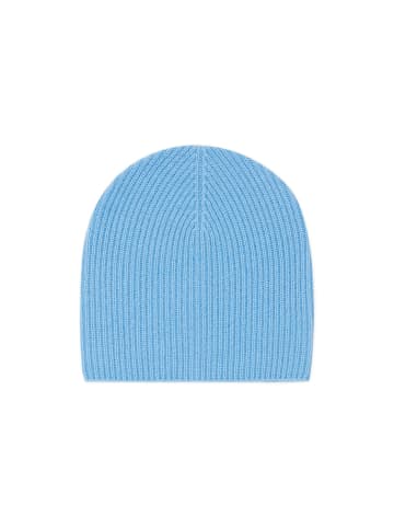 Style Republic Kaschmir Beanie fein gerippt in icy blue