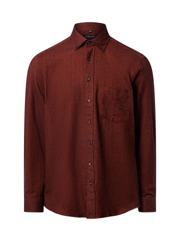Andrew James Hemd in bordeaux