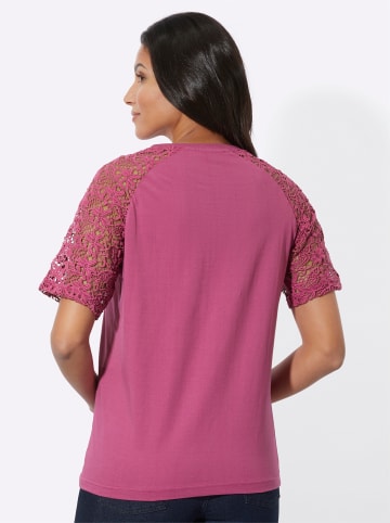 Sieh an! Spitzenshirt in erika