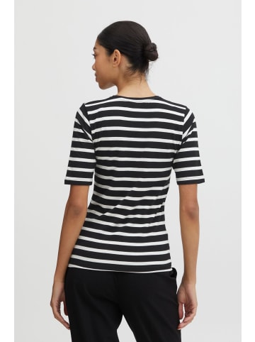 b.young Gestreiftes Halbarm T-Shirt BYPAMILA in Schwarz