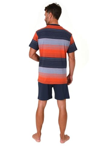 NORMANN kurzarm Schlafanzug Shorty Pyjama - 80500 in rot