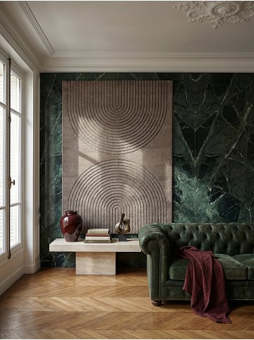 KADIMA DESIGN Teppichläufer Geometrisch pflegeleicht Wohnzimmer Schlafzimmer Flur in Braun