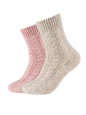 camano Socken 2er Pack warm & cozy in dusty rose