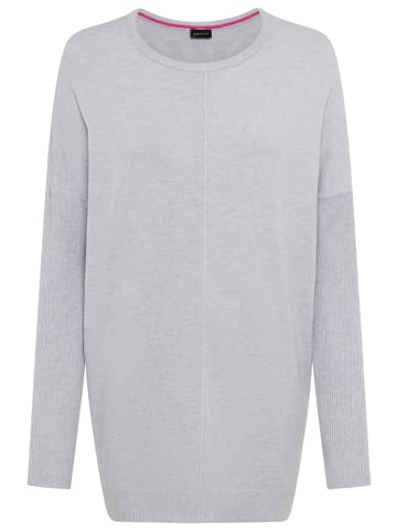 Laura Scott Longpullover in grau mélange