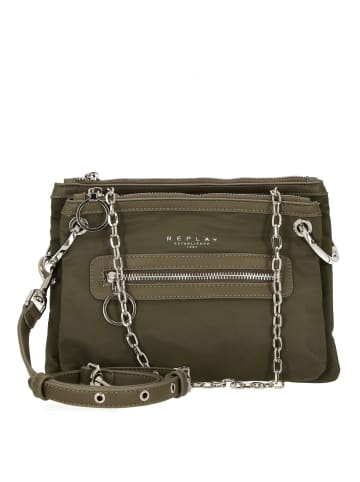 Replay - Umhängetasche 25 cm in military green