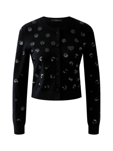 Oui Strickjacke in black