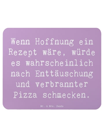 Mr. & Mrs. Panda Mausmatte Spruch Hoffnung in schwierigen Zeiten... in Lavendeltraum