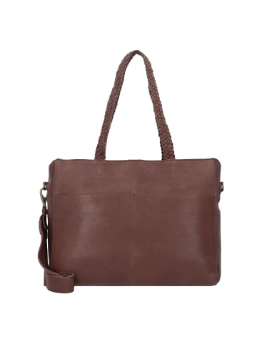 Cowboysbag Bushton Schultertasche Leder 40 cm in hickory