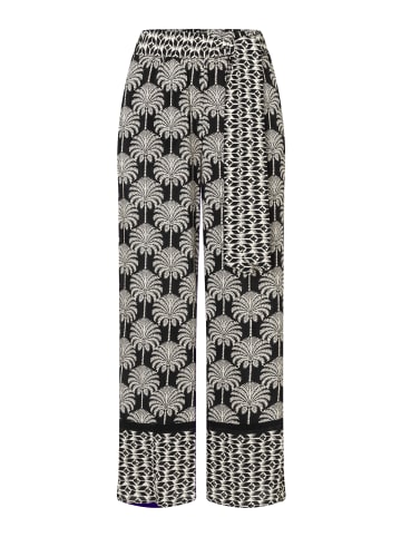 More & More sommerliche 7/8 Hose, Palmen-Print in palm print