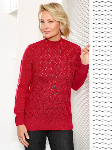 WITT WEIDEN Stehkragenpullover in rot