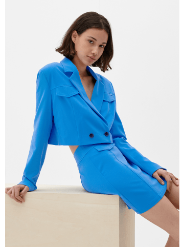 QS Indoor-Blazer langarm in Blau