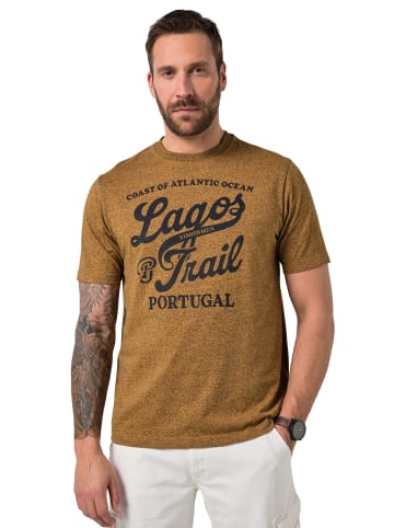 JP1880 Kurzarm T-Shirt in goldbraun