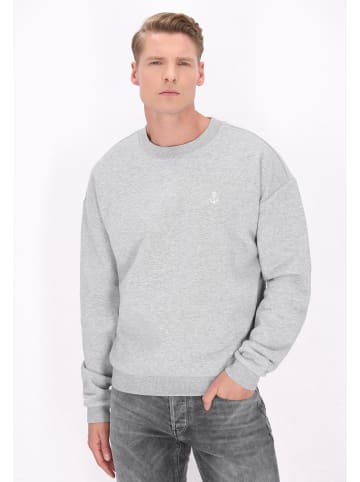 DreiMaster Vintage Men Sweatshirt in grey melange
