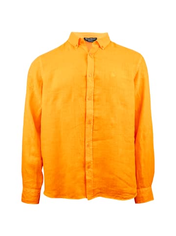 Roberto Geissini Leinen Hemd Style Orange