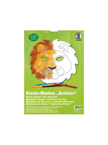URSUS Blanko Masken Zootiere - ab 3 Jahren