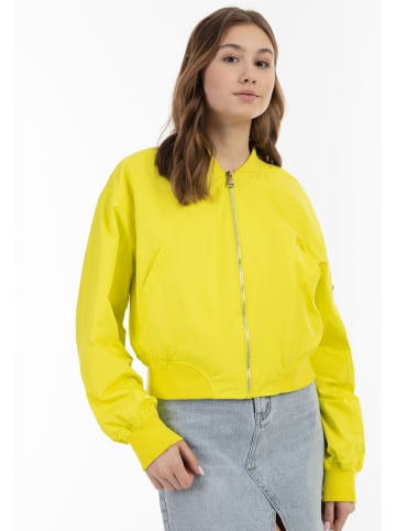 myMo Damen Bomberjacke in Limette