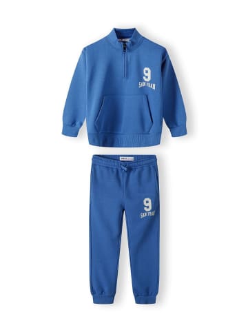 Minoti 2tlg. Set: Jogginganzug 23fleece202 in royalblau