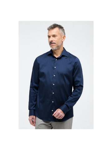 Eterna Langarmhemd in navy