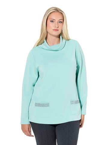 Ulla Popken Sweatshirt in türkis