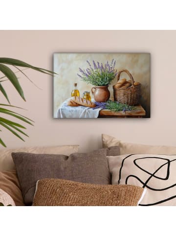 MuchoWow Leinwand Bilder Flieder