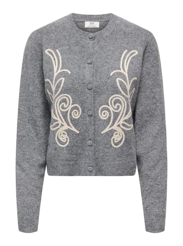 JDY Strickjacke in Dark Grey Melange