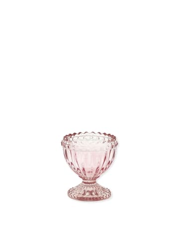 Greengate Eierbecher aus Glas Alice in pale pink