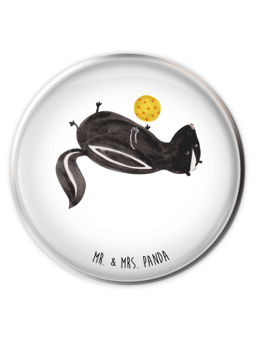 Mr. & Mrs. Panda waschbeckenstöpsel Stinktier Ball ohne Spruch in Weiß