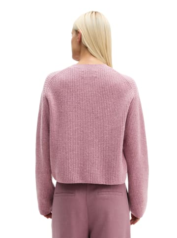 Marc O'Polo Tweed-Cardigan regular in Medium Purple