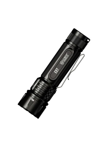 Nitecore EX7-6000 Lumen Flutlicht-Mix-betriebener USB-C-Akku Taschenlampe schwarz
