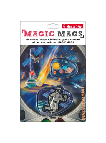 Step by Step Ranzen-Zubehör-Set MAGIC MAGS in Star Astronaut Cosmo