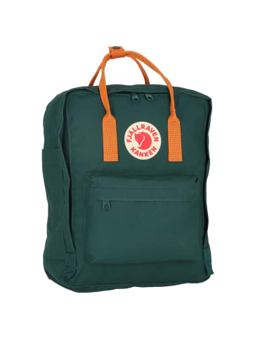 FJÄLLRÄVEN Kanken Rucksack 38 cm in arctic green-spicy orange