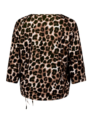 BETTY & CO Blusenshirt mit Print in Brown/Nature