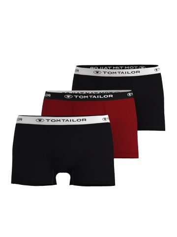 Tom Tailor Pants  3Er Pack Buffer in rot-dunkel-uni