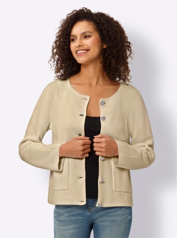 Heine Feinstrickjacke in sand
