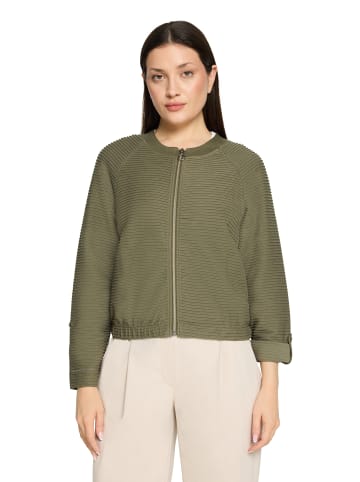 Betty Barclay Casual-Jacke mit Rippenstruktur in Dusty Olive