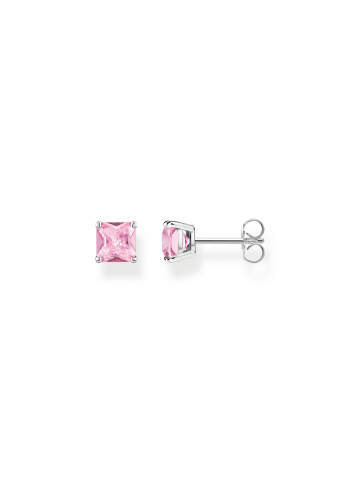 Thomas Sabo Ohrstecker in silber, pink
