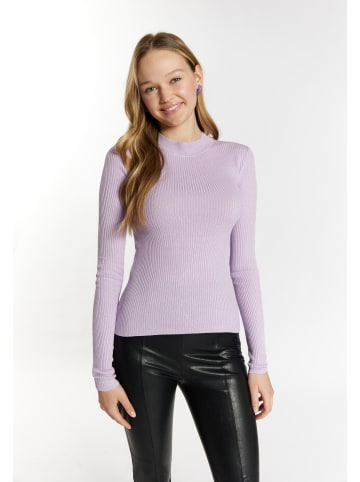 myMo Strick Pullover in Violett