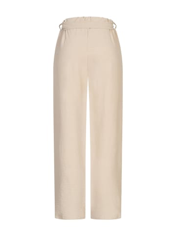 Cloud5ive Cloud5ive Sommerhose mit seitlich. Schlitzen und Bindegürtel in beige