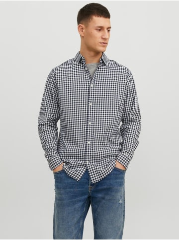 Jack & Jones Hemd Slim Fit JJEGINGHAM in Weiß