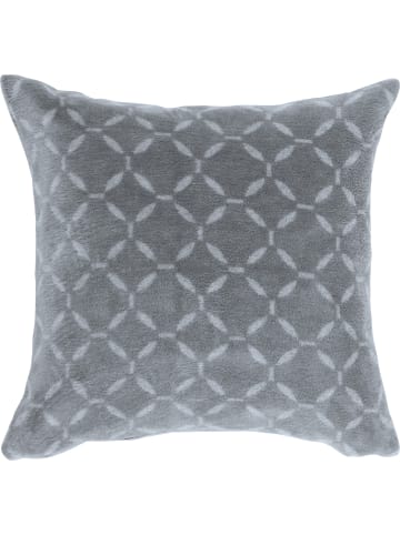 LOOKS by Wolfgang Joop Jacquard, Baumwollmischung Kissenhülle in grau