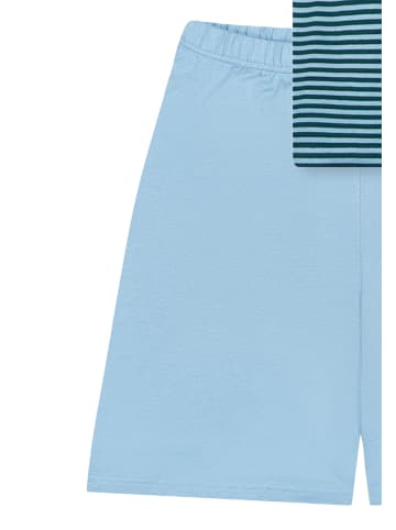 Schiesser Schlafanzug Nightwear Cotton in Pacific blue