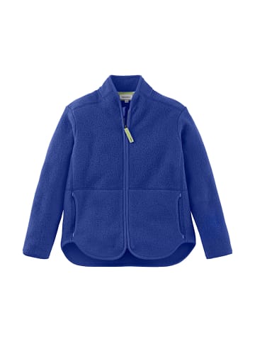 Hessnatur Fleece Jacke in ultramarine