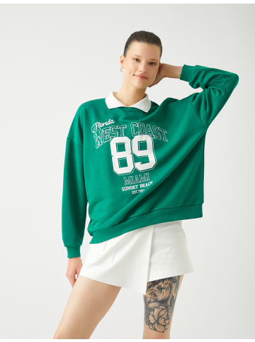 KOTON Sweatshirt in Grün