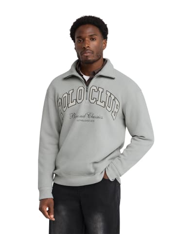 Polo Club Sweatshirt MAN SELDON IO LONG SLEEVE OVERSIZE FIT in Graue Kraft