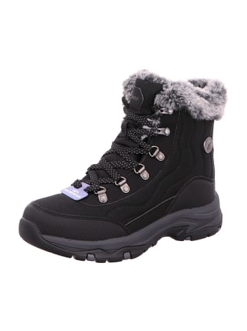 Skechers Schnürboots in Schwarz
