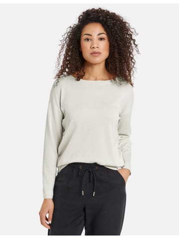 TAIFUN Pullover Langarm Rundhals in Light Creme