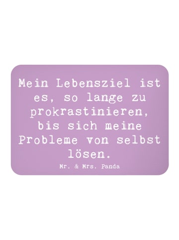 Mr. & Mrs. Panda Whiteboard Magnet Spruch Lebensziele Prokrastin... in Lavendeltraum