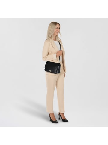 Seidenfelt Vejen Schultertasche 33 cm in glossy black