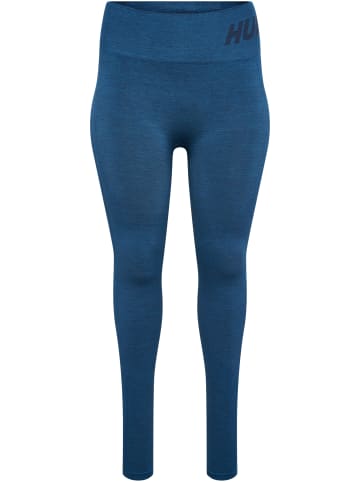 Hummel Hummel Leggings Hmlte Multisport Damen Atmungsaktiv Schnelltrocknend Nahtlosen in INSIGNIA BLUE MELANGE