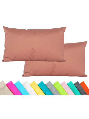 JACK 2er Set Outdoor Kissenhülle 30x50cm in Terra